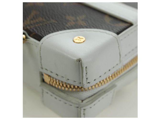 LOUIS VUITTON Monogram NBA Soft Trunk Scatola per Telefono Borsa Bianca M80102 Auth 175616SAM Bianco Monogramma - vista 19