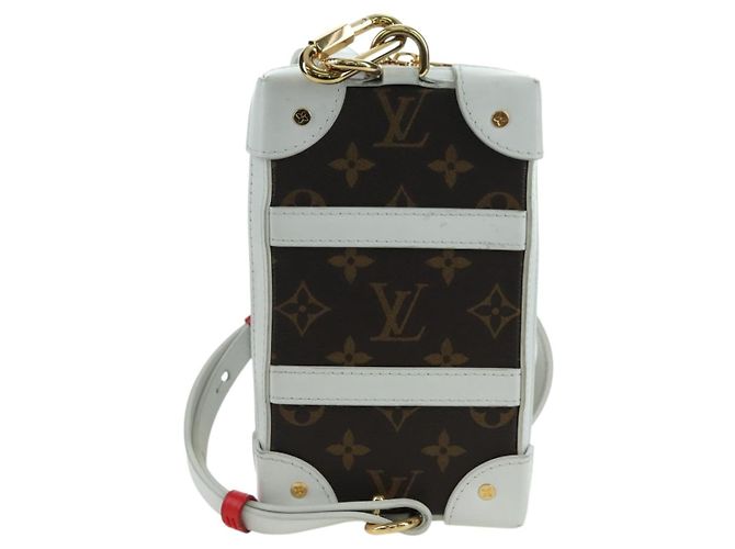 LOUIS VUITTON Monogram NBA Soft Trunk Scatola per Telefono Borsa Bianca M80102 Auth 175616SAM Bianco Monogramma - vista 2