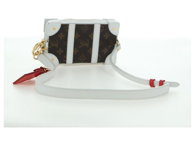 LOUIS VUITTON Monogram NBA Soft Trunk Scatola per Telefono Borsa Bianca M80102 Auth 175616SAM Bianco Monogramma - vista 7
