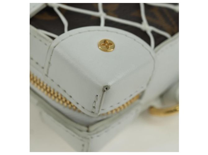 LOUIS VUITTON Monogram NBA Soft Trunk Scatola per Telefono Borsa Bianca M80102 Auth 175616SAM Bianco Monogramma - vista 9
