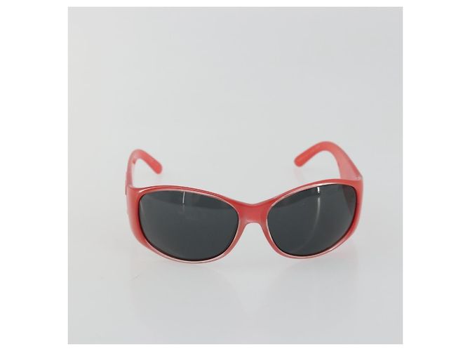 Gafas de sol CHANEL de plástico Rojo CC Auth ka3894A Roja - vista 2