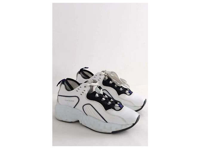 Acne Baskets blanches - vue 3