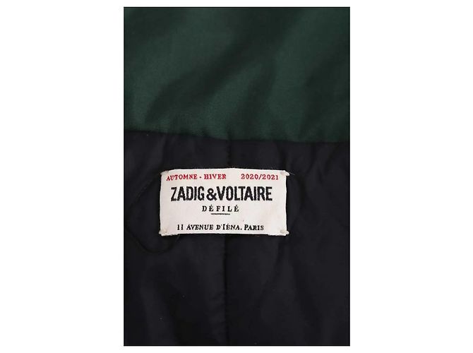Zadig & Voltaire Parka blu navy - vista 5