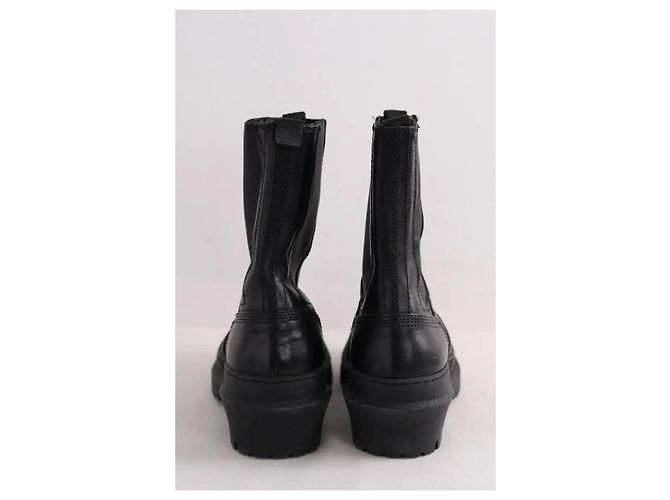 Acne Botas moteras negras Negro - vista 2