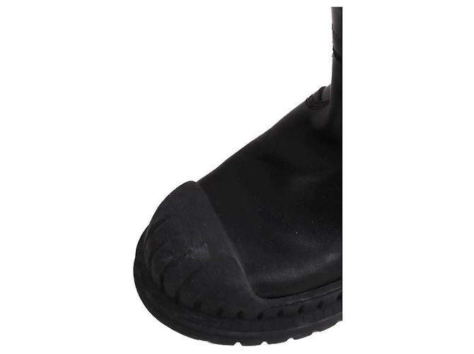 Acne Botas moteras negras Negro - vista 5