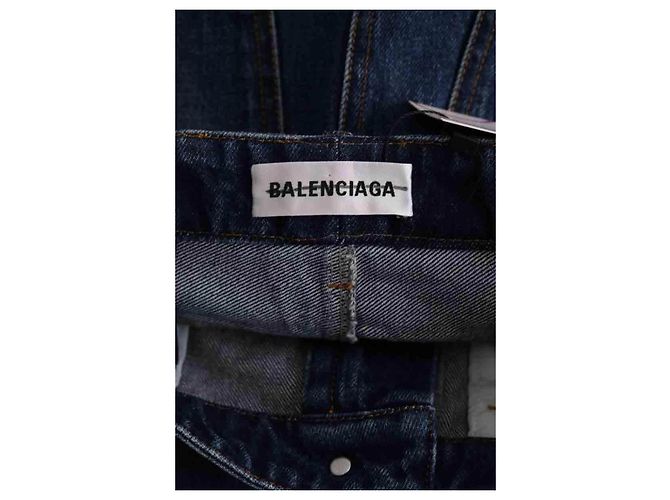Balenciaga Falda azul - vista 5