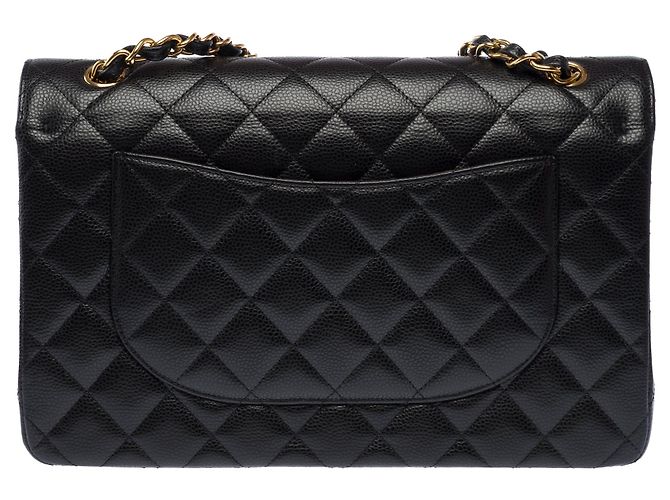 Borsa CHANEL Timeless/Classique in Pelle Nera - 103468 Nero - vista 4