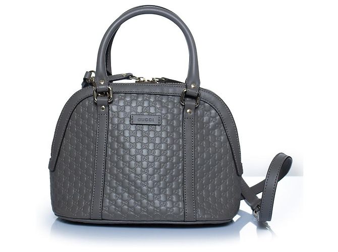 Gucci, Dôme Microguccissima in grigio - vista 2