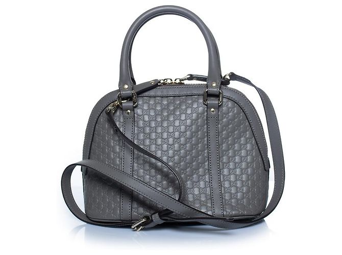 Gucci, Dôme Microguccissima in grigio - vista 3