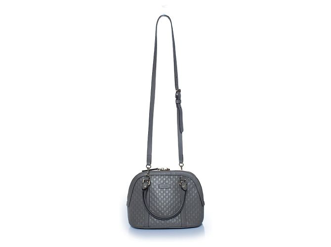 Gucci, Dôme Microguccissima in grigio - vista 4