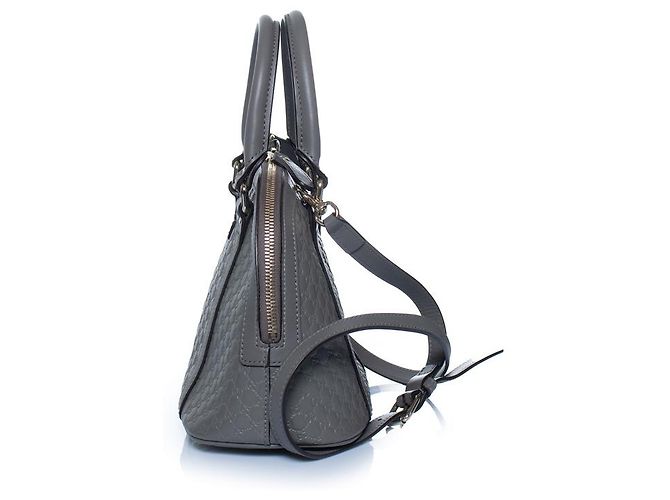 Gucci, Dôme Microguccissima in grigio - vista 5