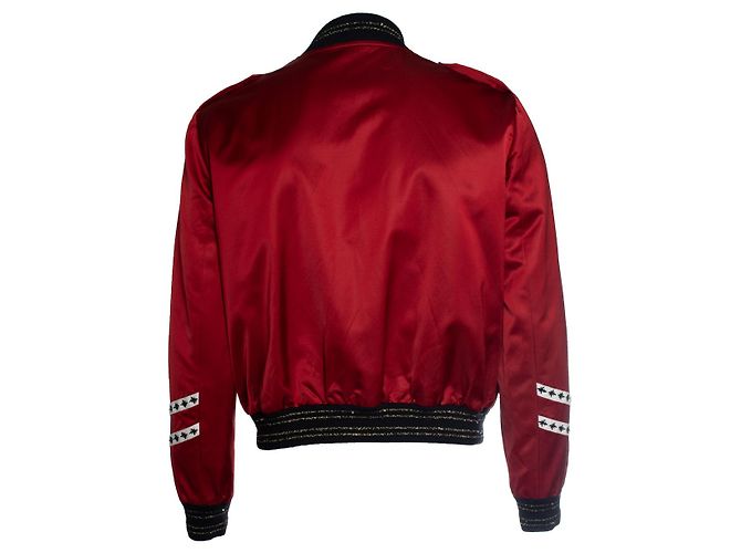 Saint Laurent, Chaqueta bomber militar en rojo 2019 Roja - vista 2