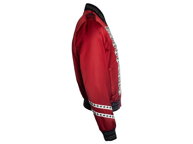 Saint Laurent, Chaqueta bomber militar en rojo 2019 Roja - vista 3