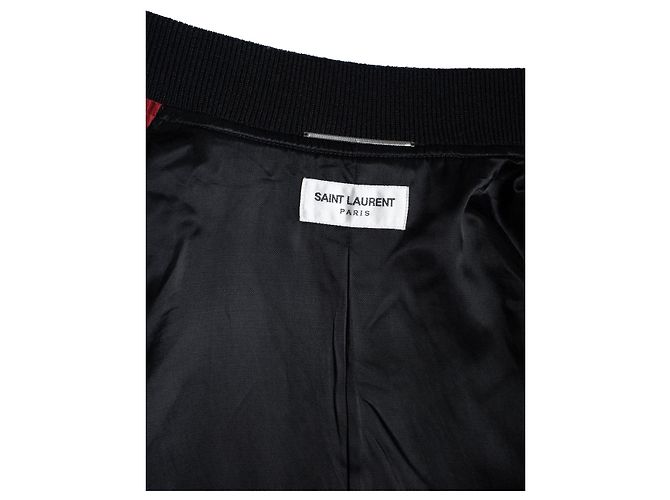 Saint Laurent, Chaqueta bomber militar en rojo 2019 Roja - vista 5