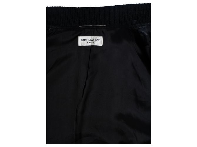 Saint Laurent, bomber teddy con tigre y águila Multicolor - vista 5
