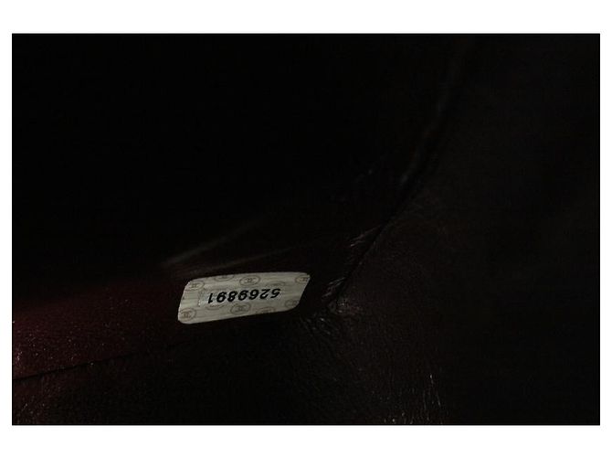 Chanel, Bolsa jumbo maxi clásica en negro - vista 7