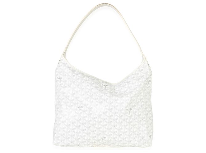 Hobo Boheme in tela Goyardine bianca Goyard - vista 2