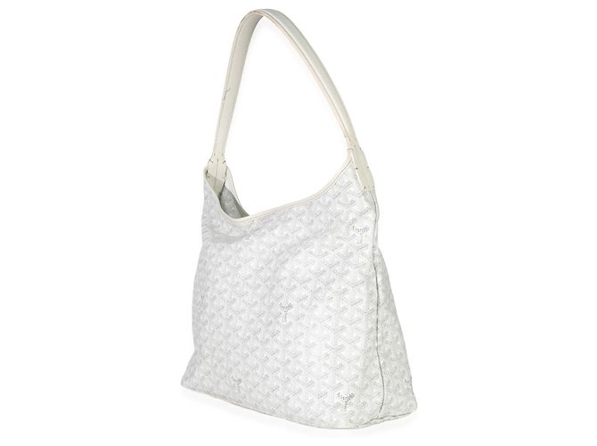Hobo Boheme in tela Goyardine bianca Goyard - vista 3
