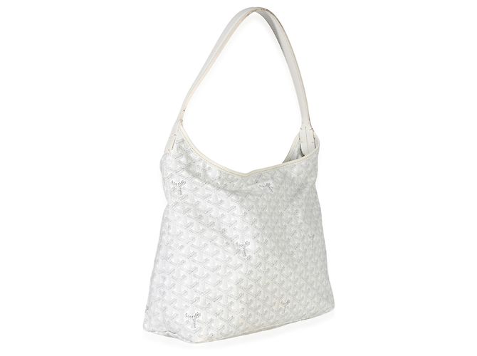 Hobo Boheme in tela Goyardine bianca Goyard - vista 4
