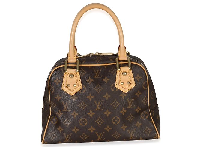 Borsa Manhattan PM in tela Monogram Louis Vuitton Marrone - vista 2