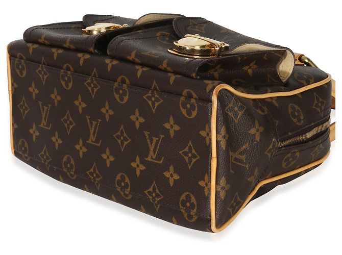 Borsa Manhattan PM in tela Monogram Louis Vuitton Marrone - vista 6