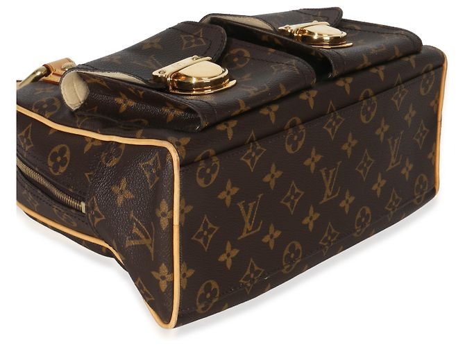 Borsa Manhattan PM in tela Monogram Louis Vuitton Marrone - vista 7
