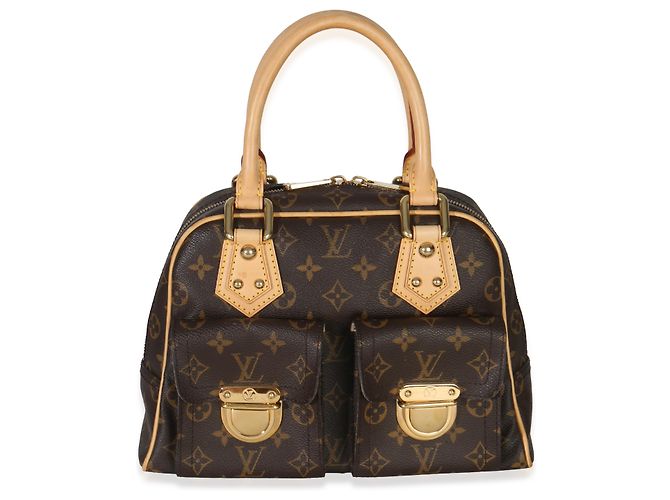 Borsa Manhattan PM in tela Monogram Louis Vuitton Marrone - vista 8