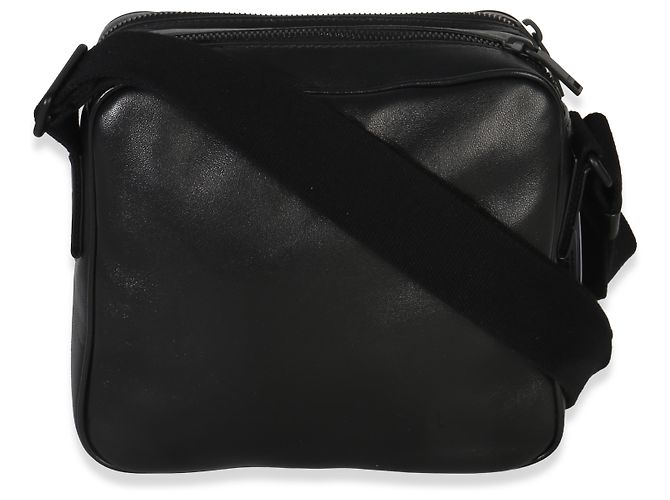 Borsa a tracolla Niki Cube Monogram in agnello nero di Saint Laurent - vista 2