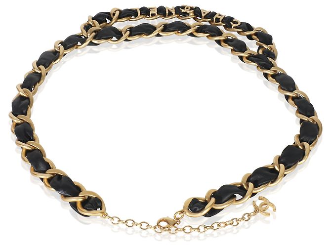 Chanel Gold-Plated 2020 Leder Kettengürtel - Ansicht 2