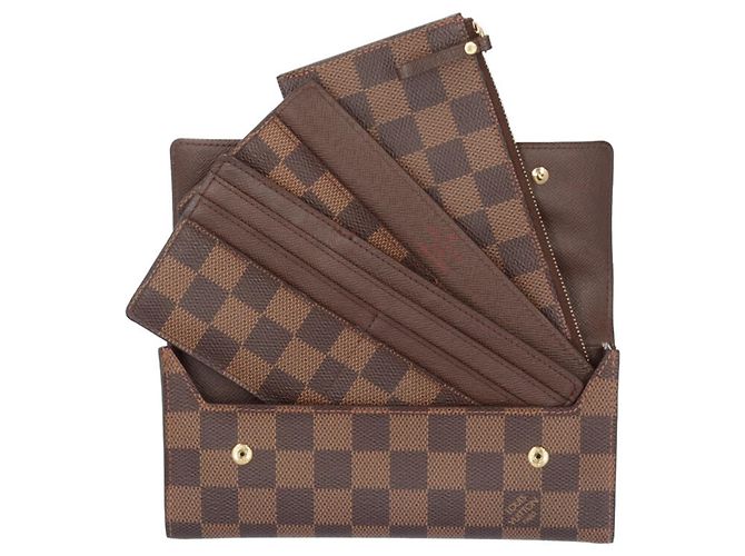Louis Vuitton Damier Long Wallet Brown - view 9