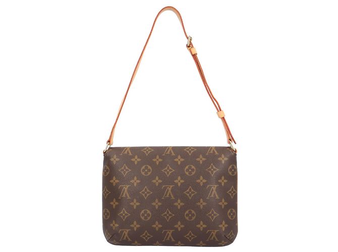 Borsa a Spalla Musette Tango Corto Monogramma Louis Vuitton Marrone - vista 3