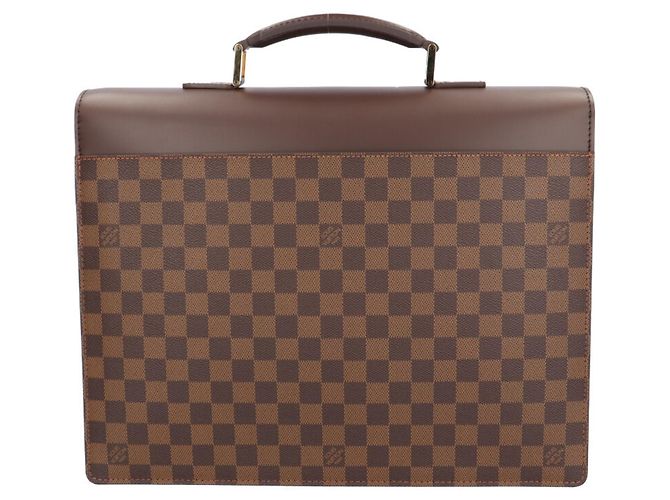 Sac de bureau Altona PM Damier Louis Vuitton Marron - vue 3