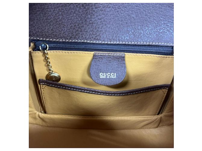 Borsa a Spalla Gucci Bamboo Marrone - vista 10