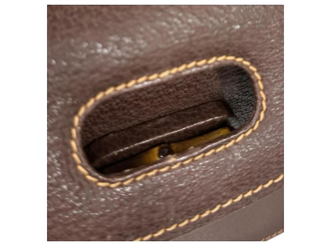 Borsa a Spalla Gucci Bamboo Marrone - vista 12