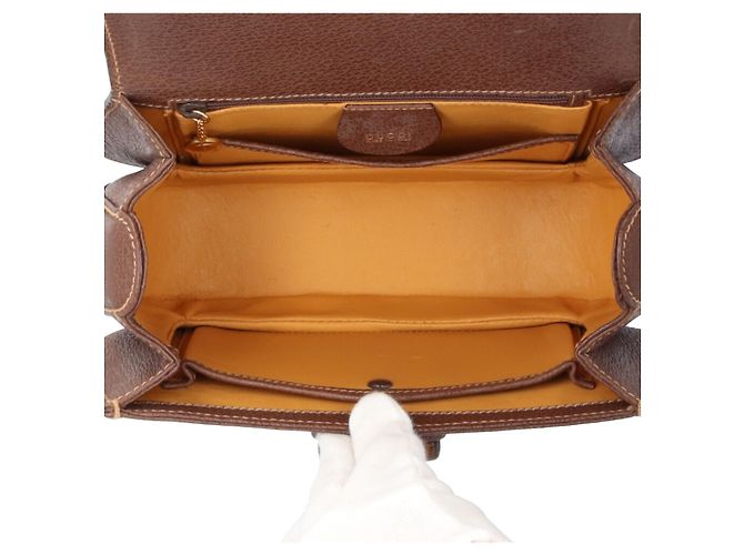 Borsa a Spalla Gucci Bamboo Marrone - vista 8