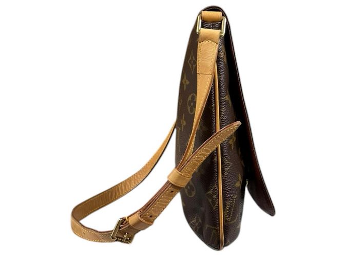 Borsa a Spalla Musette Salsa Louis Vuitton Marrone - vista 4
