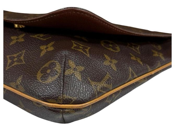 Borsa a Spalla Musette Salsa Louis Vuitton Marrone - vista 8