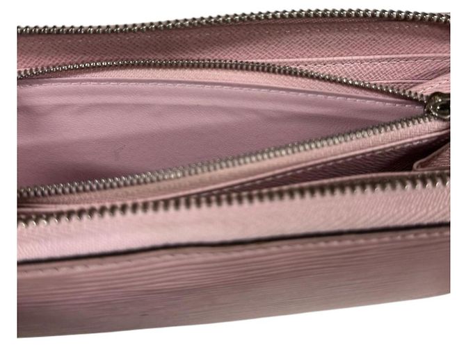 Cartera Zippy Louis Vuitton de cuero Epi Rosa - vista 12