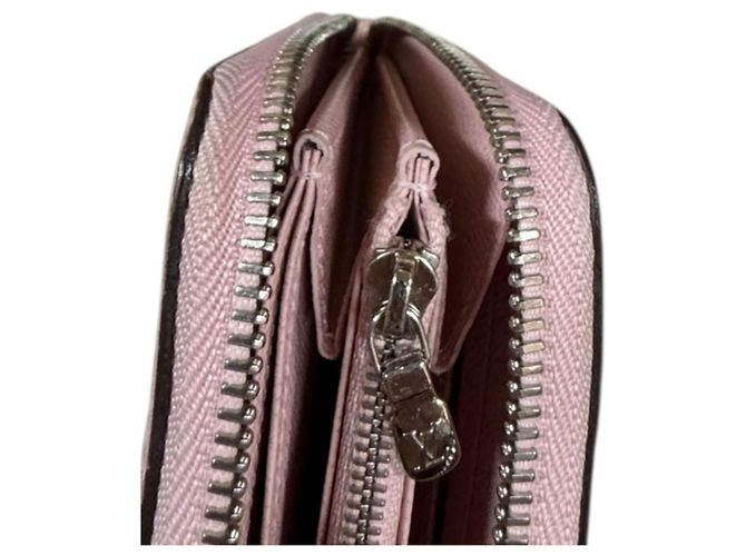 Cartera Zippy Louis Vuitton de cuero Epi Rosa - vista 14