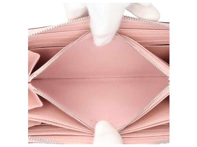 Cartera Zippy Louis Vuitton de cuero Epi Rosa - vista 8