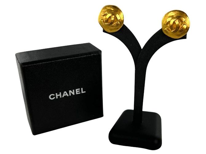 Orecchini a clip placcati in oro Chanel D'oro - vista 2