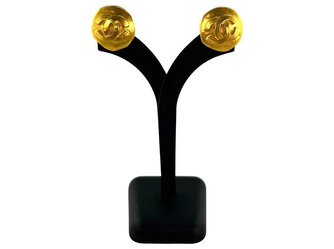 Orecchini a clip placcati in oro Chanel D'oro - vista 3