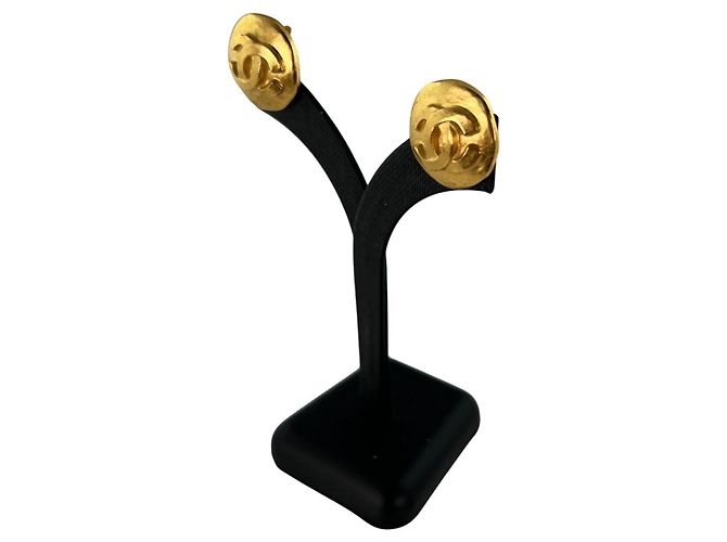 Orecchini a clip placcati in oro Chanel D'oro - vista 5