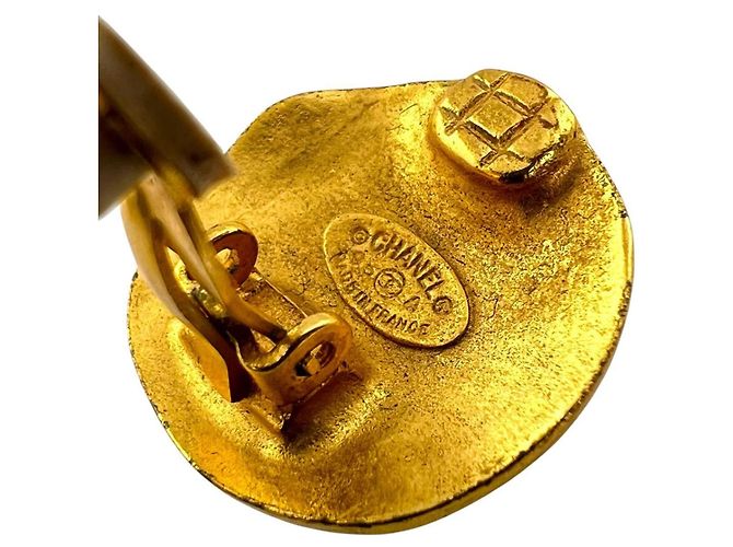 Orecchini a clip placcati in oro Chanel D'oro - vista 7