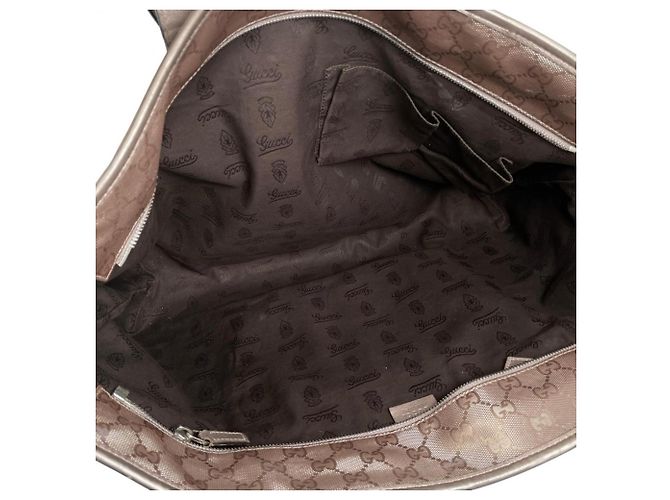 Borsa tote casual Gucci GG stampata D'oro - vista 14