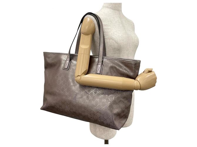 Borsa tote casual Gucci GG stampata D'oro - vista 19