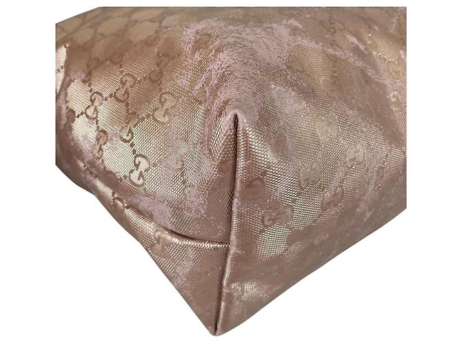 Borsa tote casual Gucci GG stampata D'oro - vista 7