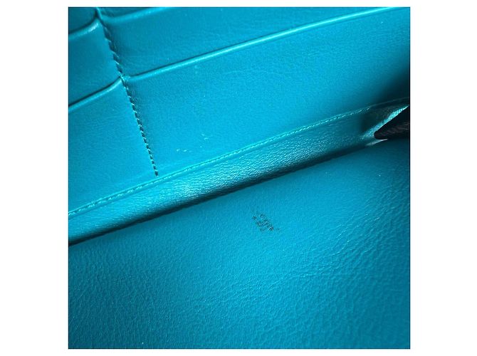 Gucci MicroGuccissima Blauer Langer Geldbeutel - Ansicht 14