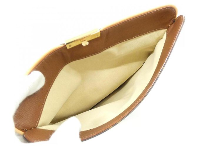 Clutch Slim Monogram Louis Vuitton (Sofia Coppola) M42427 Marrone Monogramma - vista 8
