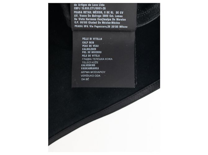 Bondage-Lederweste Prada von Raf Simons SS23 Schwarz - Ansicht 13